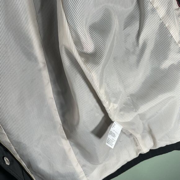 Charter Club  Black Water-Resistant Hooded Anorak Jacket Womens Petite S - Picture 5 of 8